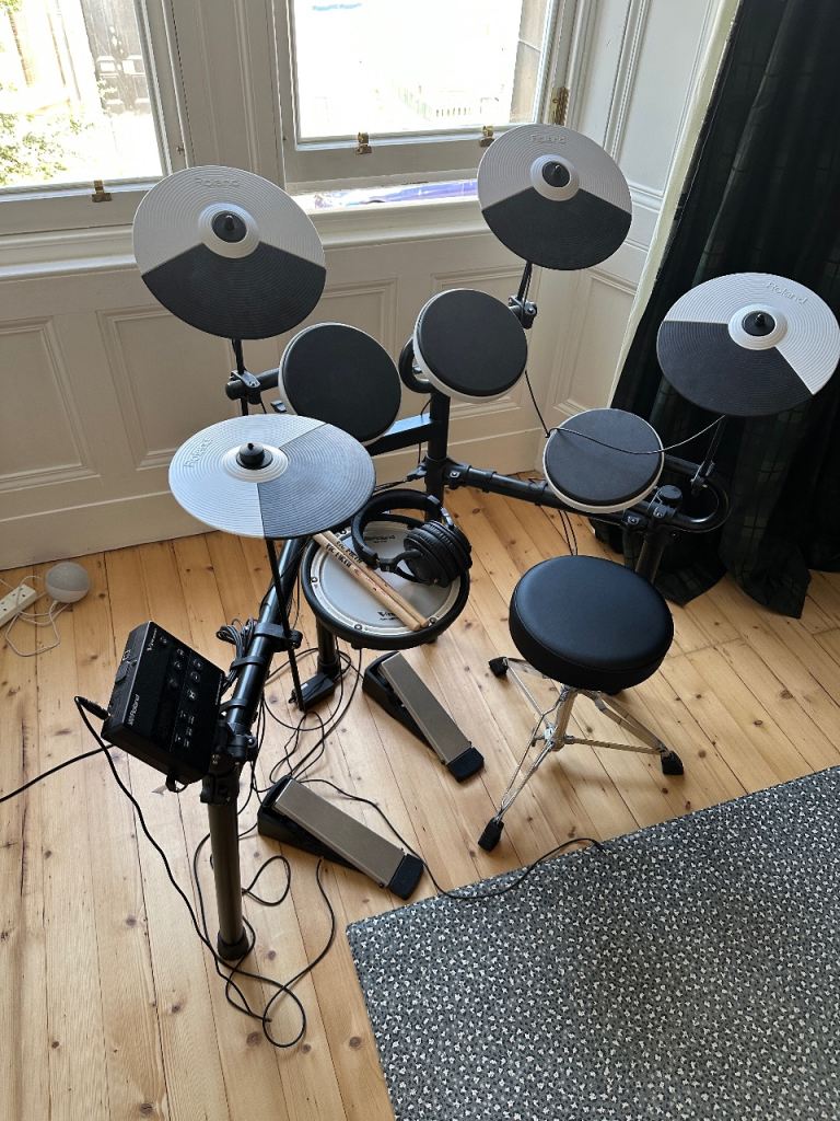 Roland V-Drums Electronic Drum Kit with Stool and Sticks