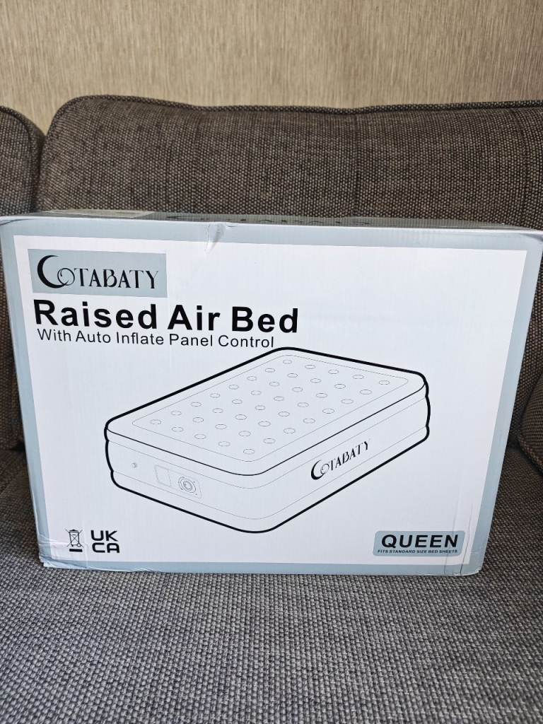 Cotabaty Raised Air Bed Queen size With Built in Electric Pump