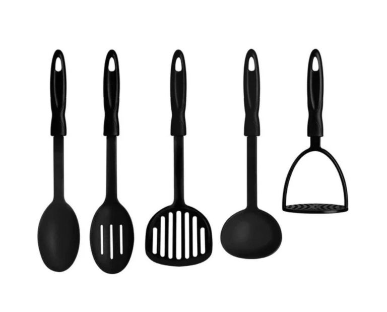 2 sets of 5pc Black Nylon Kitchen Tool Set 