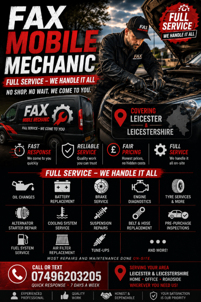 Fax Mobile Mechanic - Available 24/7 