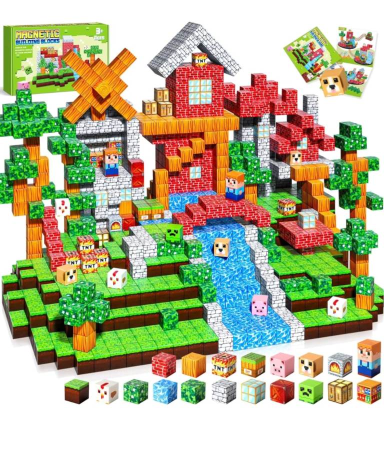 Magnetic Blocks Magnetic Building Blocks, Easter gifts for kids, Building Toys for Montessori Bir