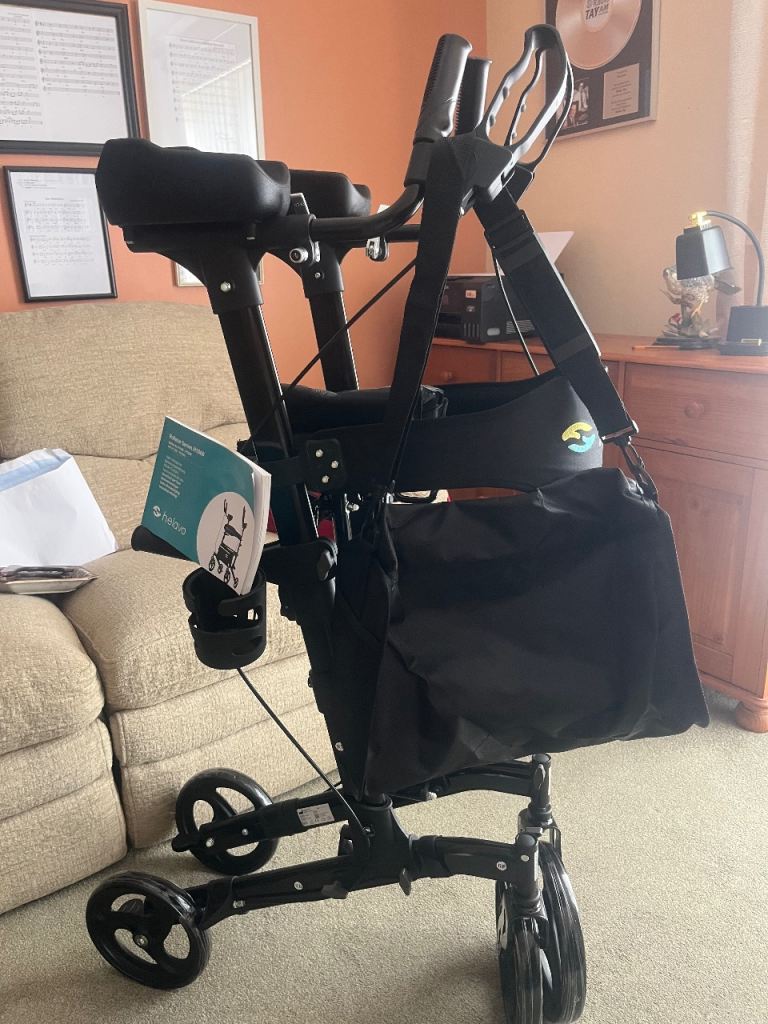 Helavo Upright Walker with Seat – Brand New Mobility Aid