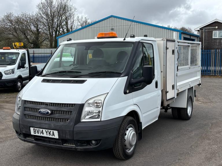 2014 Ford Transit TDCi 125ps Tipper with Dropside Cage  CHASSIS CAB Diesel Manual