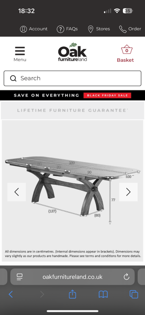 Solid Oak Dining Table and 8 Chairs 