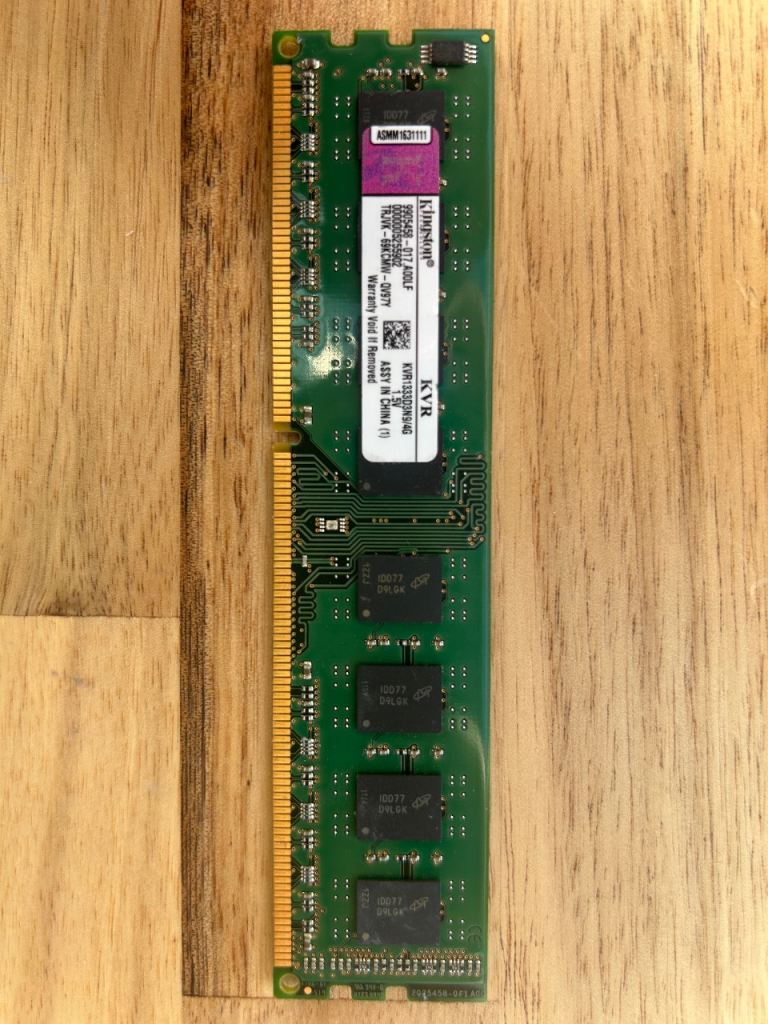 Kingston 4GB DDR RAM (10 Available)