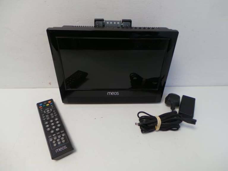 MEOS 13 INCH PORTABLE TELEVISION WITH BUILT IN DVD FREEVIEW COMBO
