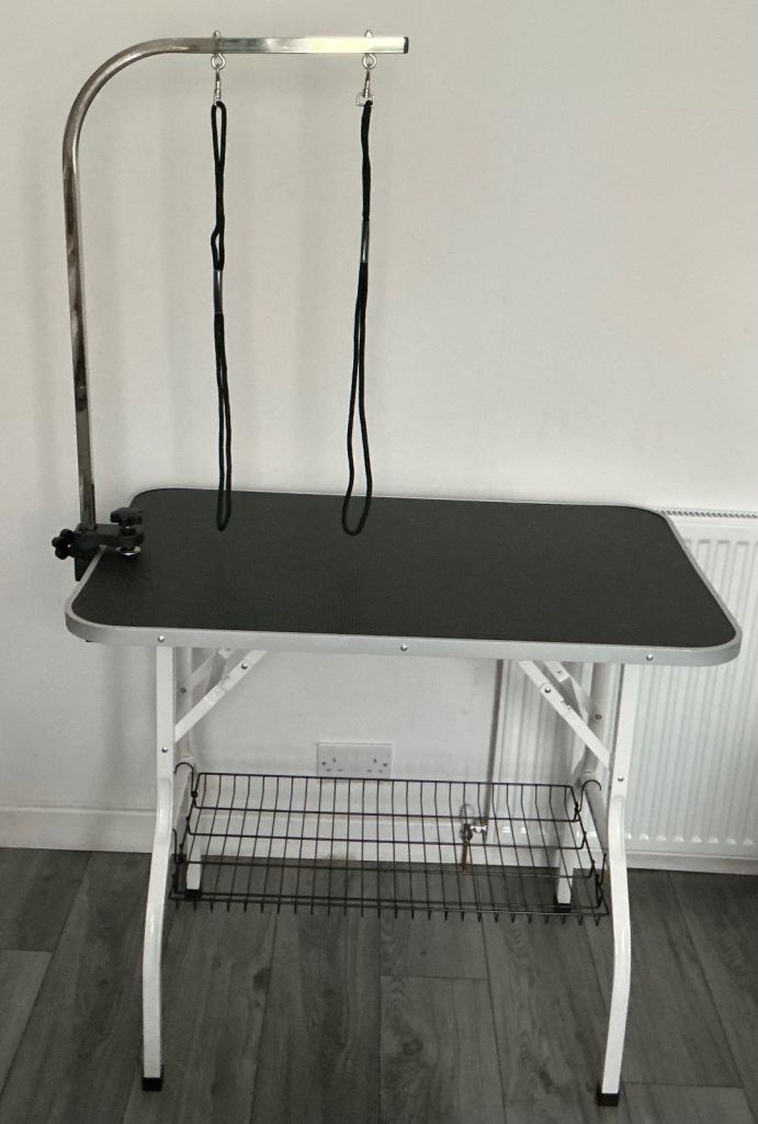 Pet grooming table