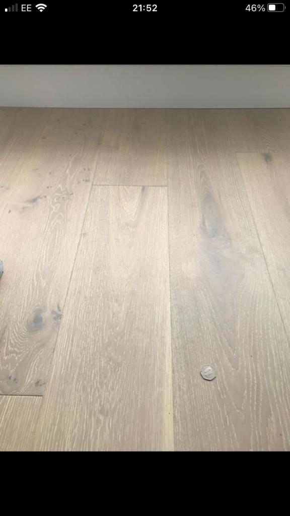 Engineered oak extra large plank flooring 2.2m long