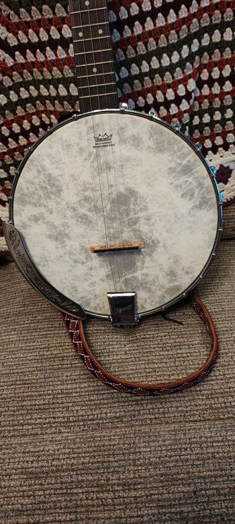Ozark open back travel banjo 
