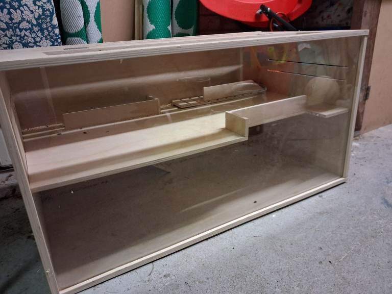 XL wooden hamster home