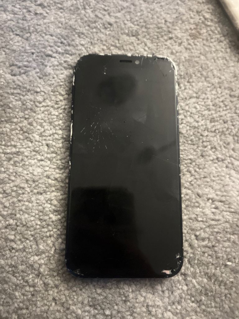 Apple iPhone - Black, Fair Condition, Screen Damage
