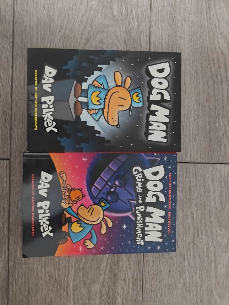 Dog Man Books by Dav Pilkey – Good Condition