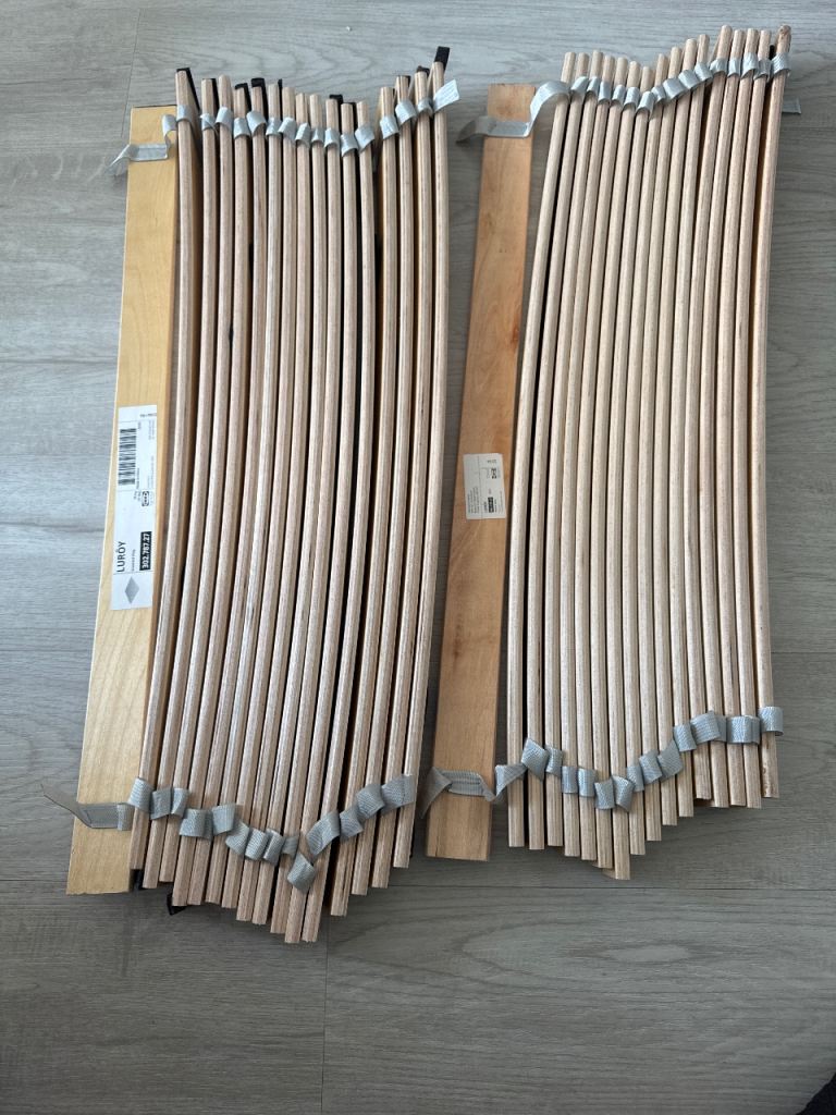 King Size IKEA Luröy Bed Slats – Wooden, Excellent Condition