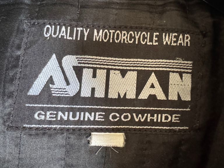 Leather motorcycle jacket 