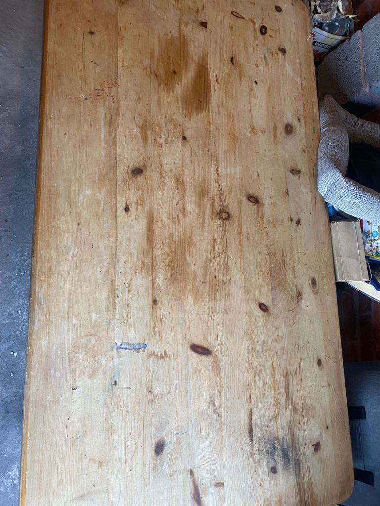 Solid pine table and chairs