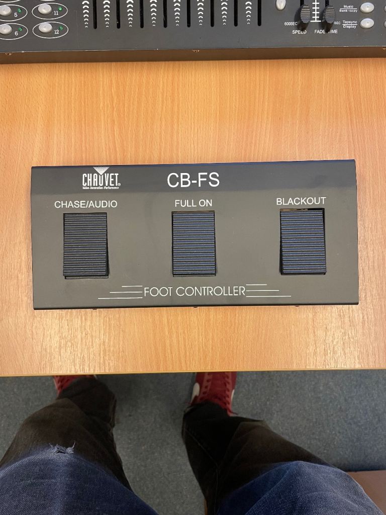 Chauvet CB-FS Foot Controller – Chase / Full On / Blackout