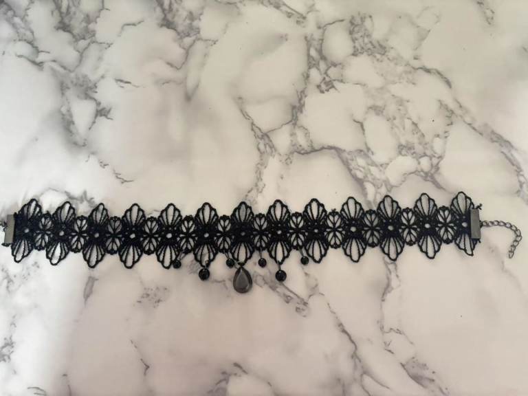brand new black lace choker