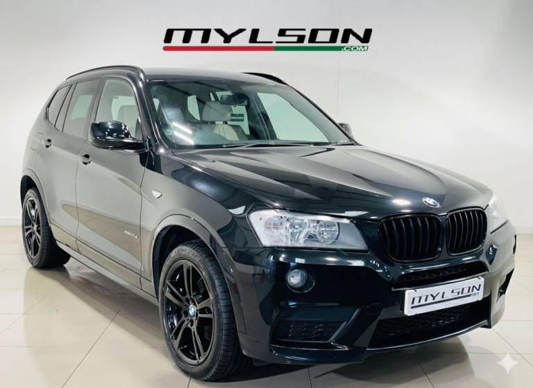 BMW X3 2.0 20D M SPORT SUV DIESEL AUTO XDRIVE 184 BLACK 4x4 4WD 2012