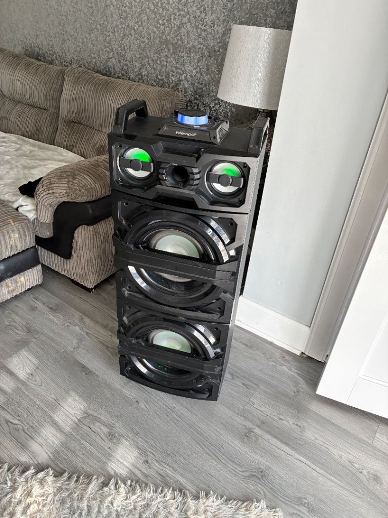 Intempo tower bluetooth speaker 