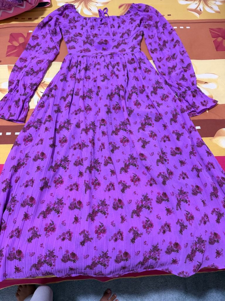 Two Womens Floral Dresses – Multicoloured, Good Condition
