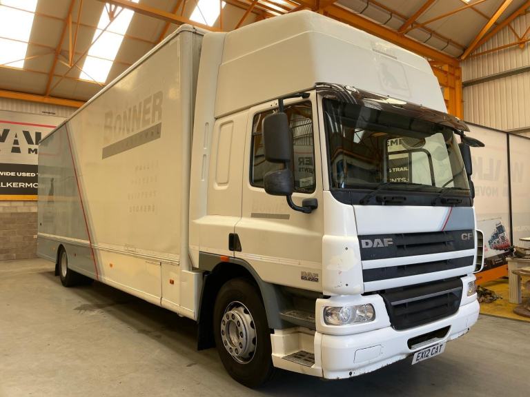 DAF CF65 220 18 TONNE REMOVAL/BOX TRUCK - 2012 - EX12 CAT