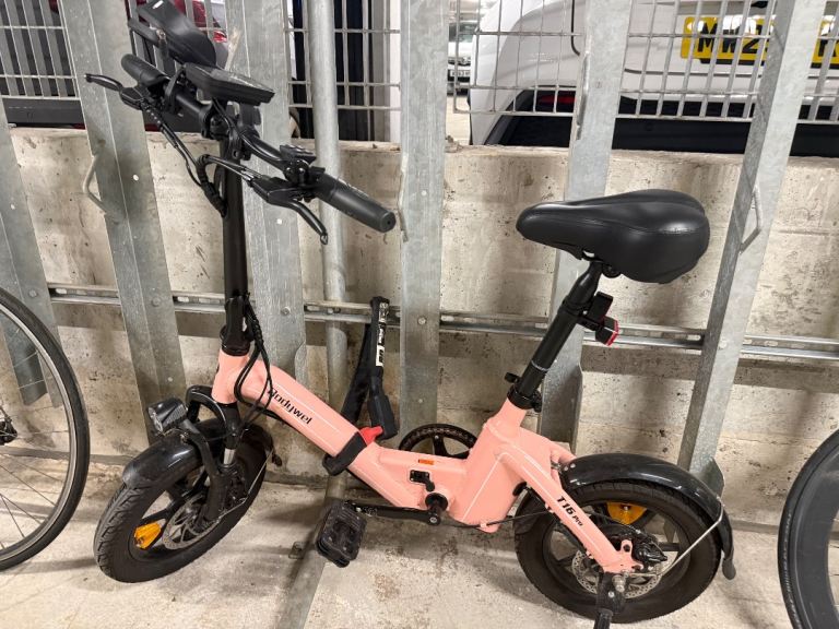 Bodywel T16 Pro 14" Folding Electric Bike – Pink – £270