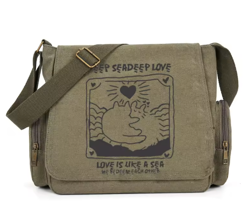 Large Capacity Canvas Shoulder Bag 