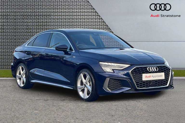 2023 Audi A3 30 TFSI S Line 4dr S Tronic Saloon Petrol Automatic