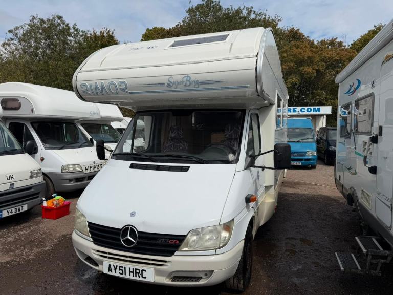 Left-Hand Drive Mercedes Rimor Superbrig Coachbuilt Motorhome 2001 [5SN]