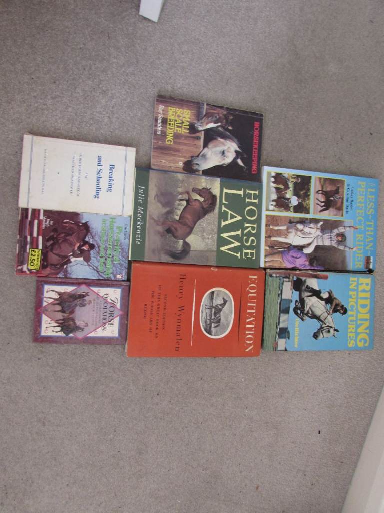 selection of horse books