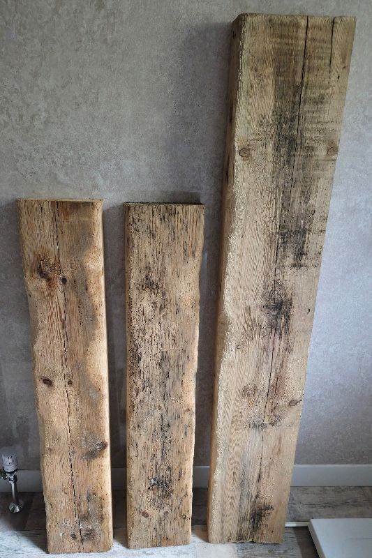 Reclaimed Wood Beams – Various Sizes, Great for Upcycling