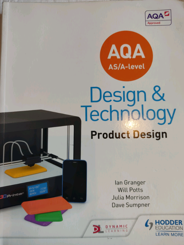 A Level Design and Technology Revision Guide Text Book