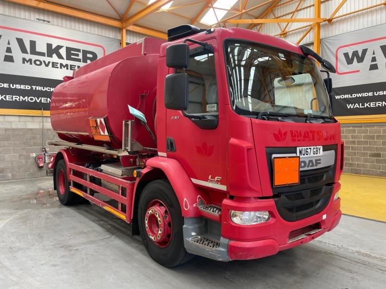 DAF LF230 *EURO 6* 4X2 13,000 LTR ALUMINIUM FUEL TANKER - 2018 - WU67 GBY