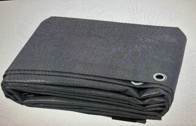 3 x 4 m Grey 200 GSM Tarpaulin