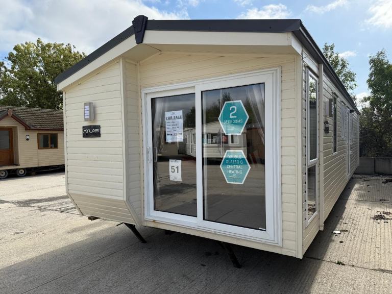 2 Bed Static Caravan - DG, CH, Patio Doors - Offsite Sale / Own Land / Farms