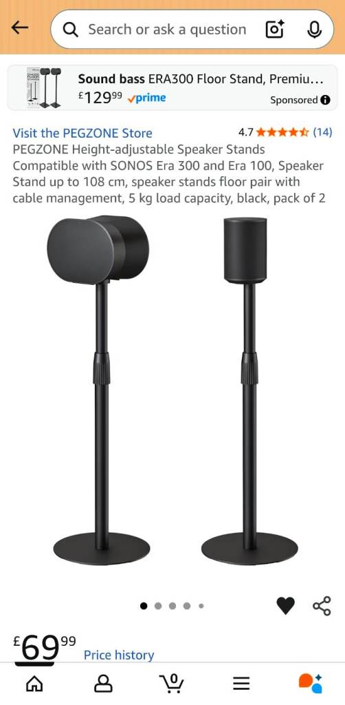 Sonos Era 100/Era 300 Speaker Stands