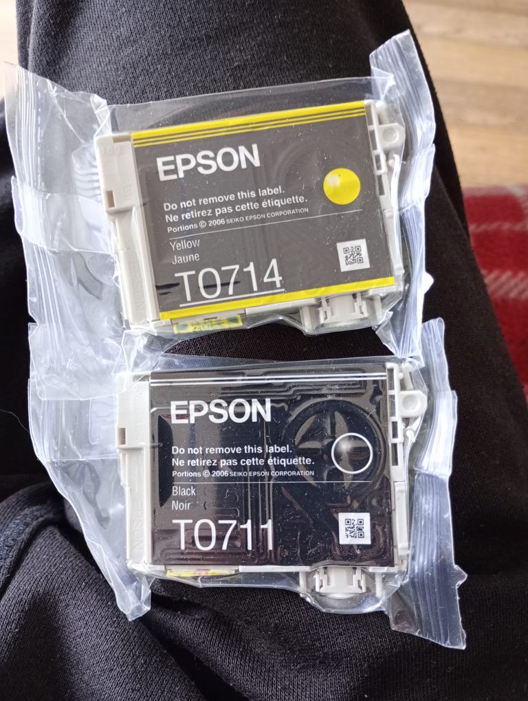 Epson Ink Cartridges T0711 and T0714