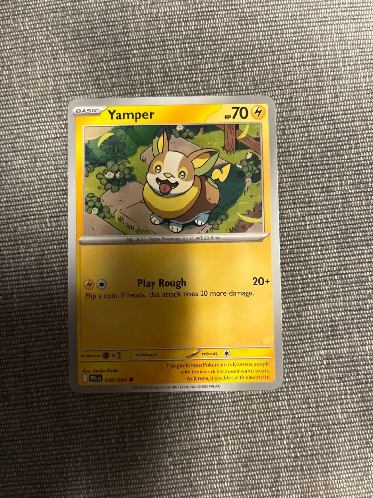 Yamper 030/094 Pokemon Cards