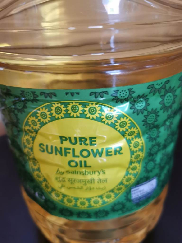 Sainsbury's Pure Sunflower Oil 5L – New and Unopened