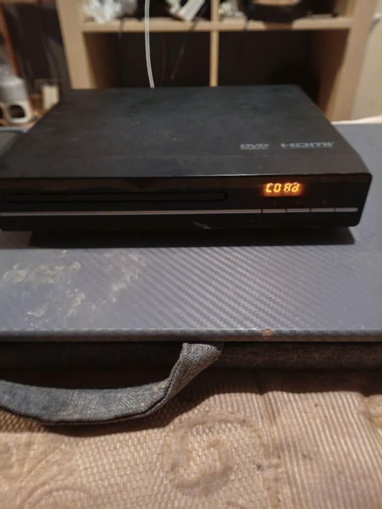 Black DVD Player with HDMI and SCART – Good Condition