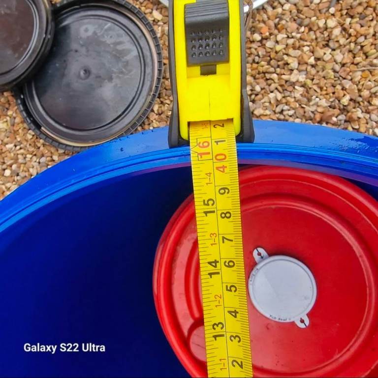 Blue barrel container shipping storage allotment Africa Caribbean