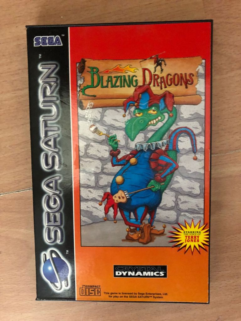 For Sale Sega Saturn Blazing Dragons 