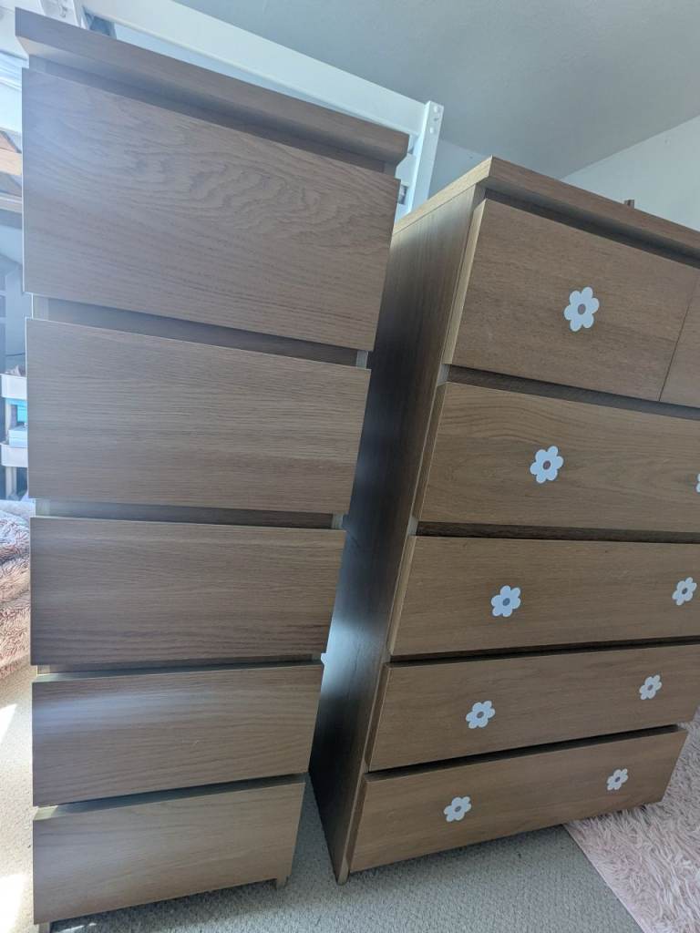 *GONE*FREE Set of Ikea Bedroom Furniture in Oak (needs to go today!)