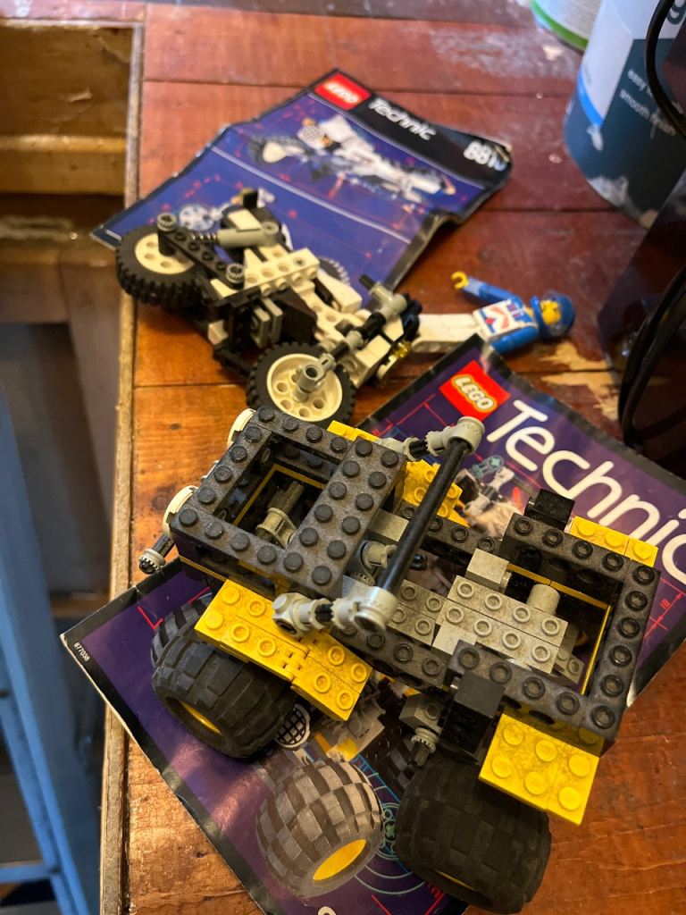 Vintage LEGO TECHNIC lot with instructions 90s toys