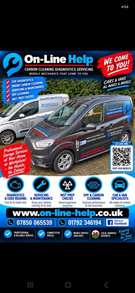 Mobile we come to you Car Diagnostics carbon clean inspections