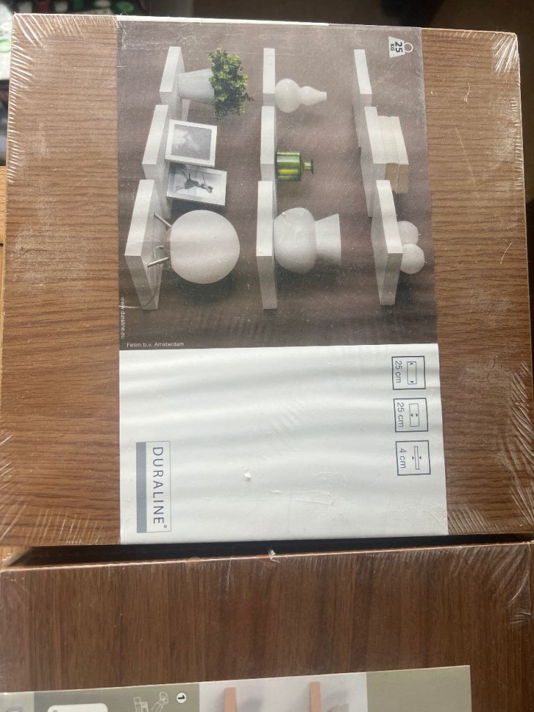 Duraline Two ornament shelves 25KG limit 