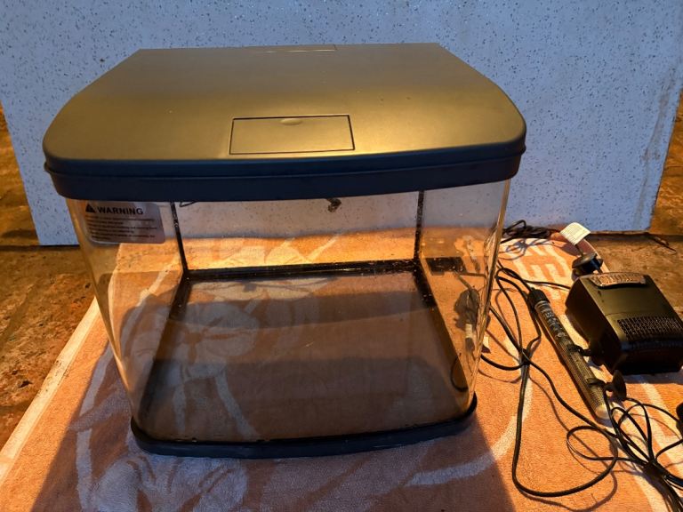 Love Fish Panorama Aquarium Black 40L