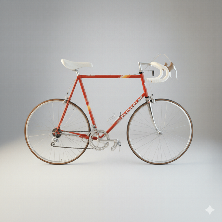 🇫🇷PEUGEOT Mont Cenis SUPER VITUS 980 Road Bike Circa 86 Vintage Steel 64cm XL SERVICED GUARANTEED 