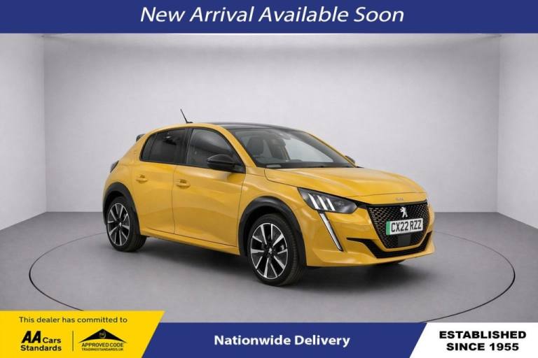 2022 Peugeot E-208 50kWh GT Premium Hatchback 5dr Electric Auto (136 ps) Hatchback Automatic