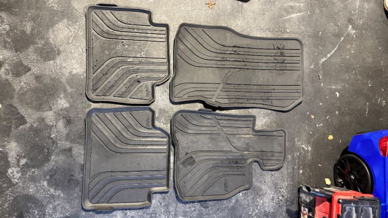 BMW F36 All Weather Rubber Floor Mat Set - Front & Rear